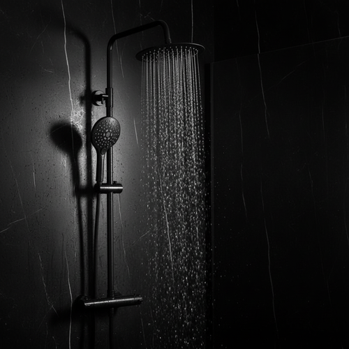 Modern Thermostatic Round Bar Shower