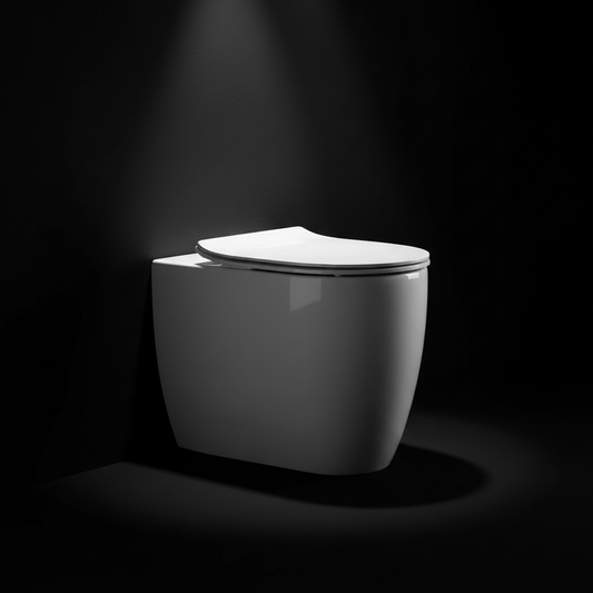 Round Ceramic Floor Toilet