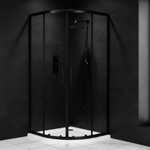 Black Quadrant Shower Enclosure