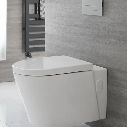White Modern Wall Toilet